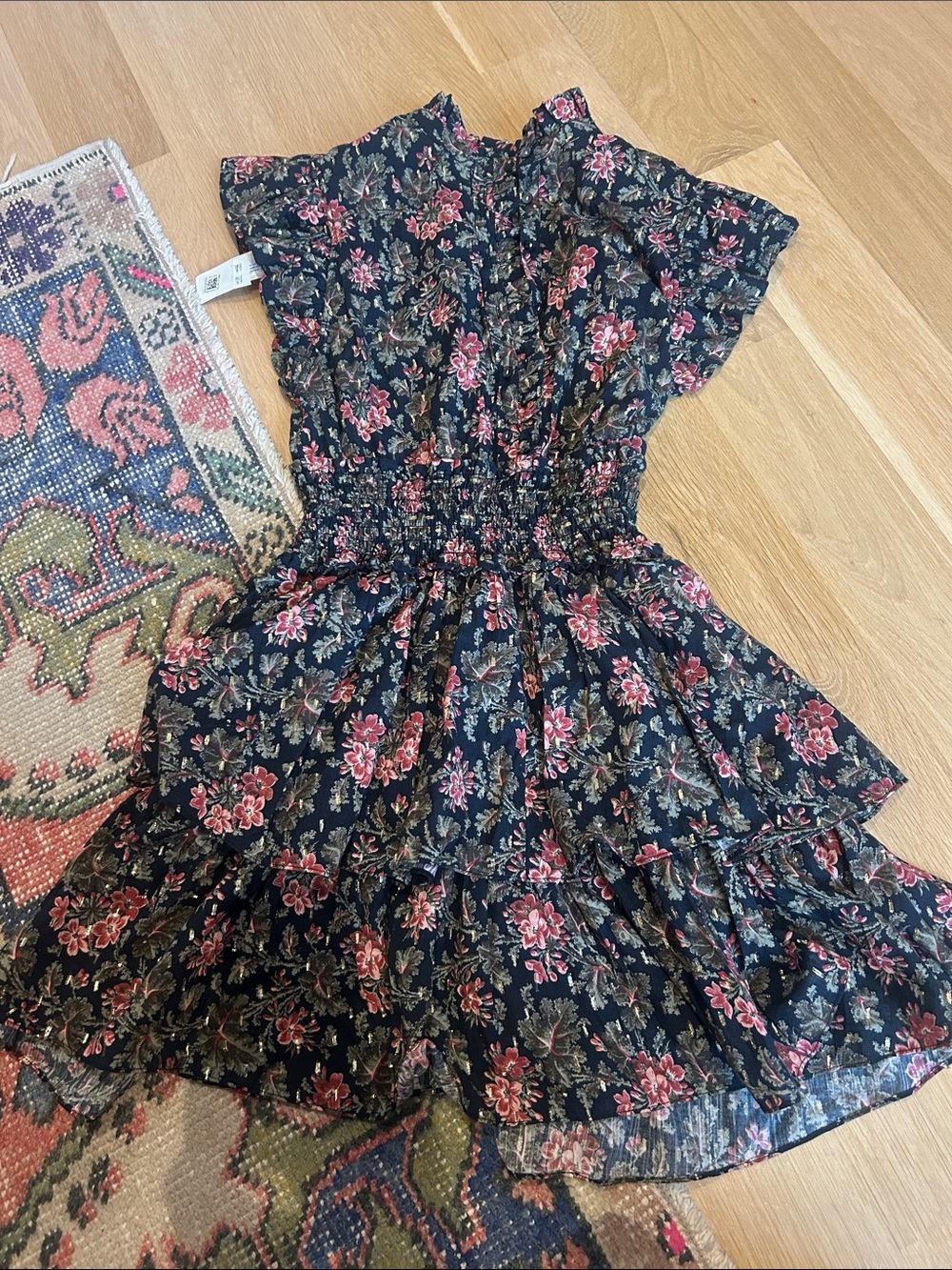 Rebeca Taylor La Vie Ruffle dress size small NWT